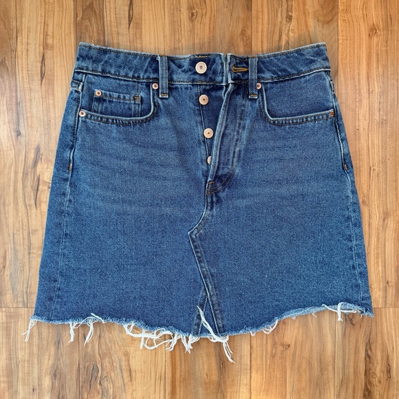 H&M Dresses & Skirts - H&M Blue Denim Mini Skirt. Size 4. Never worn.
